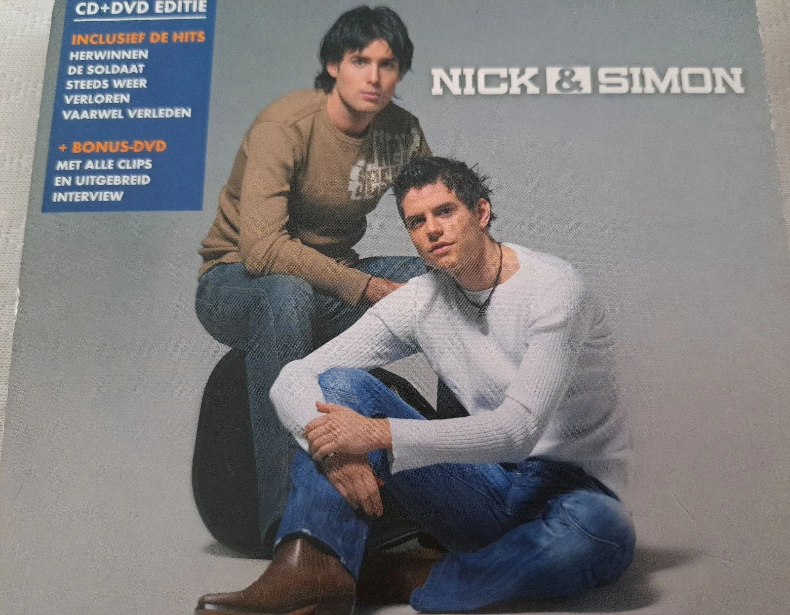 CD&DVD Nick & Simon,de CD is 1 keer afgespeeld de DVD nooit